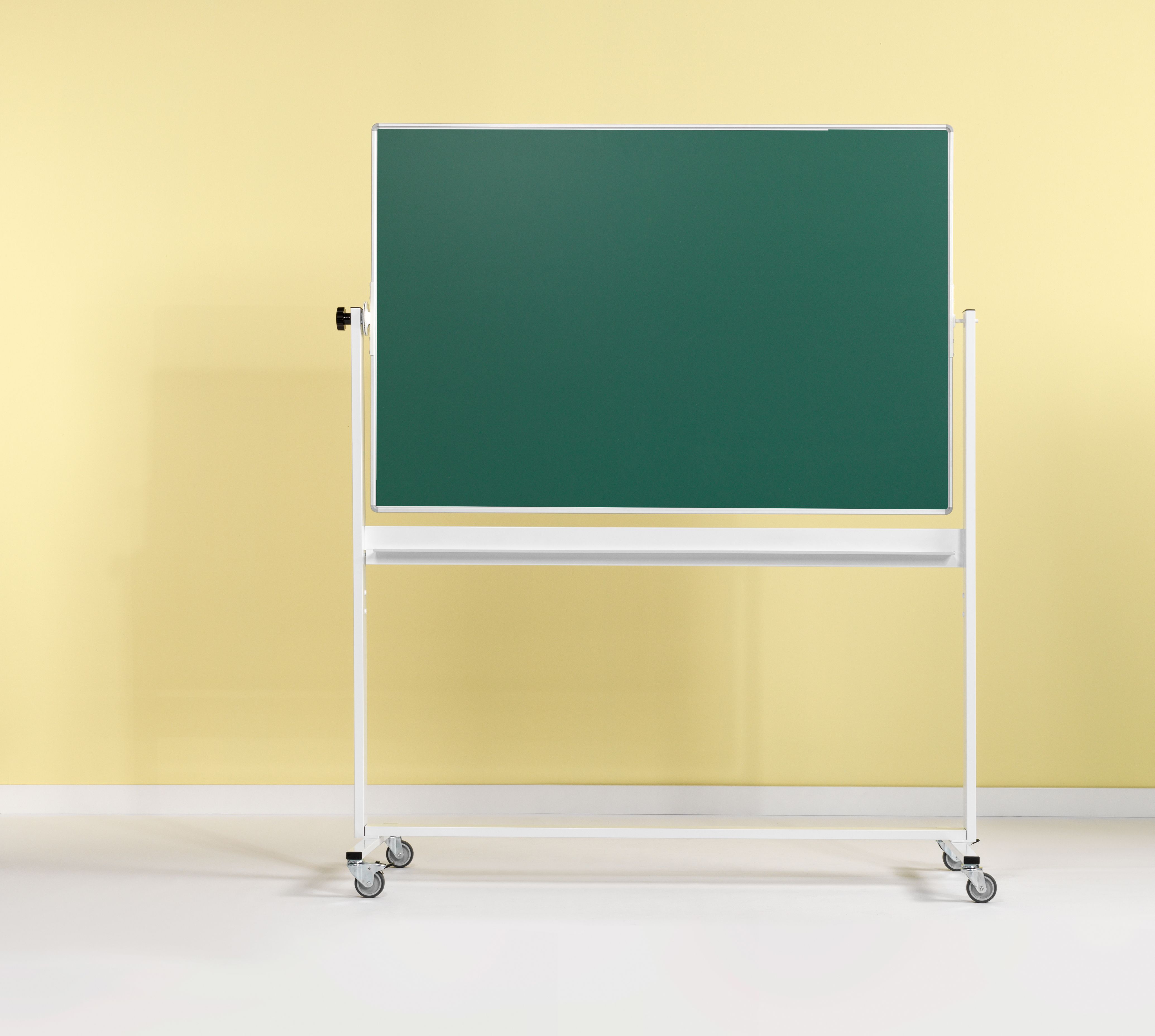 Kantelbord whiteboard, dubbelzijdig krijt groen - 90x120 cm