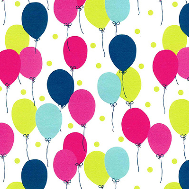 ballonnen, ballonpatroon, gekleurde ballonnen, konfettidruppels, feestdecoratie