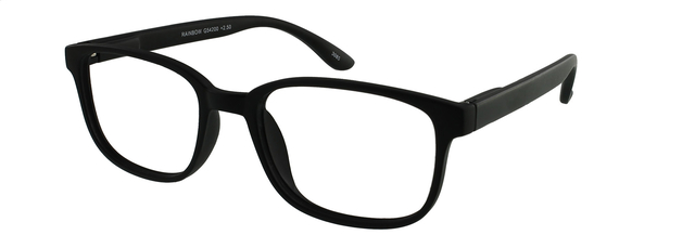 bril, draagt, zwarte frame, dichte montuur, oogbescherming