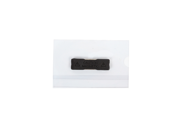 magnet, magnetic, caution, small component, black tag