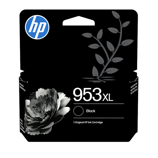 inktcartridge, printer ink, zwart, 953XL, HP