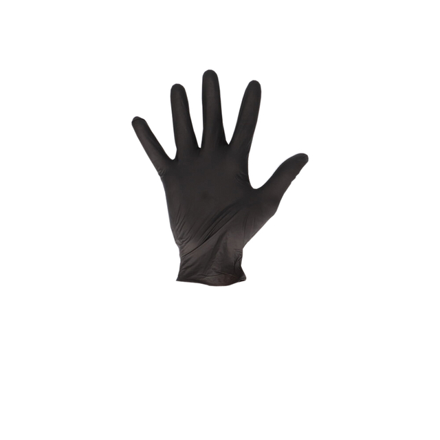 Handschoen CMT S soft nitril zwart