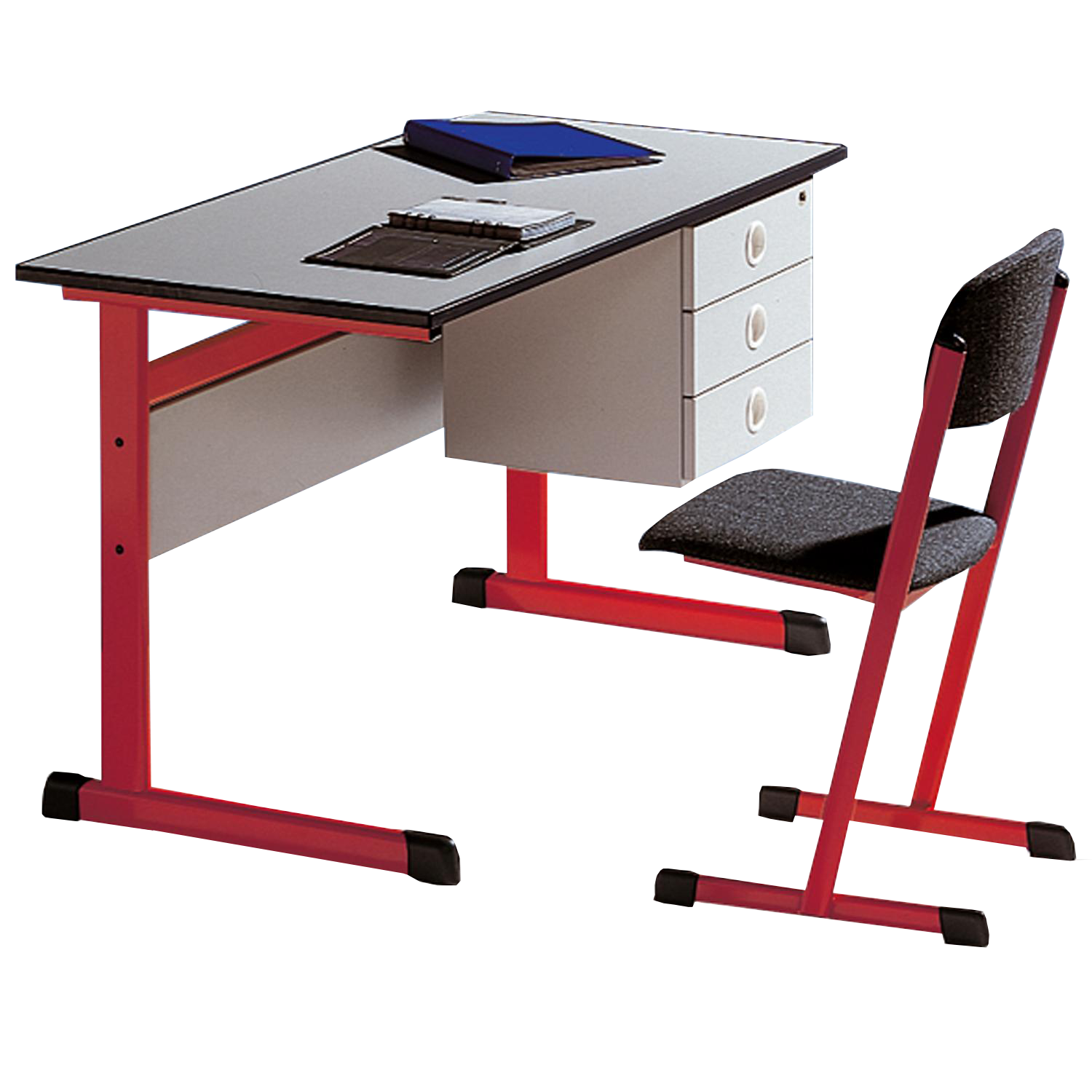 Lerarentafel 130x65 cm TL serie met laminaat blad