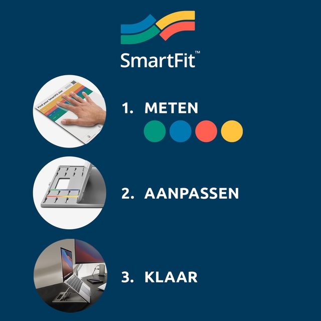 laptopstandaard, verstelbaar, grijs, ergonomisch