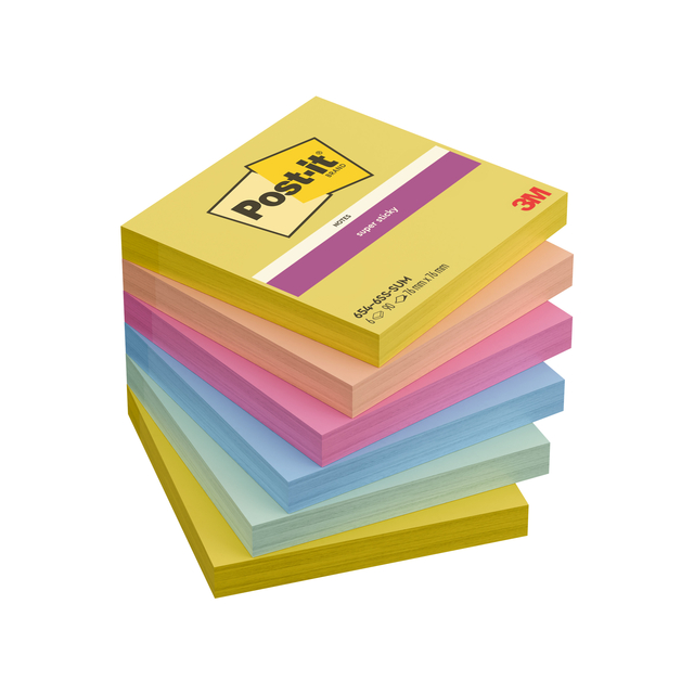post-it, stickies, kleurig, notities, kleurenblok
