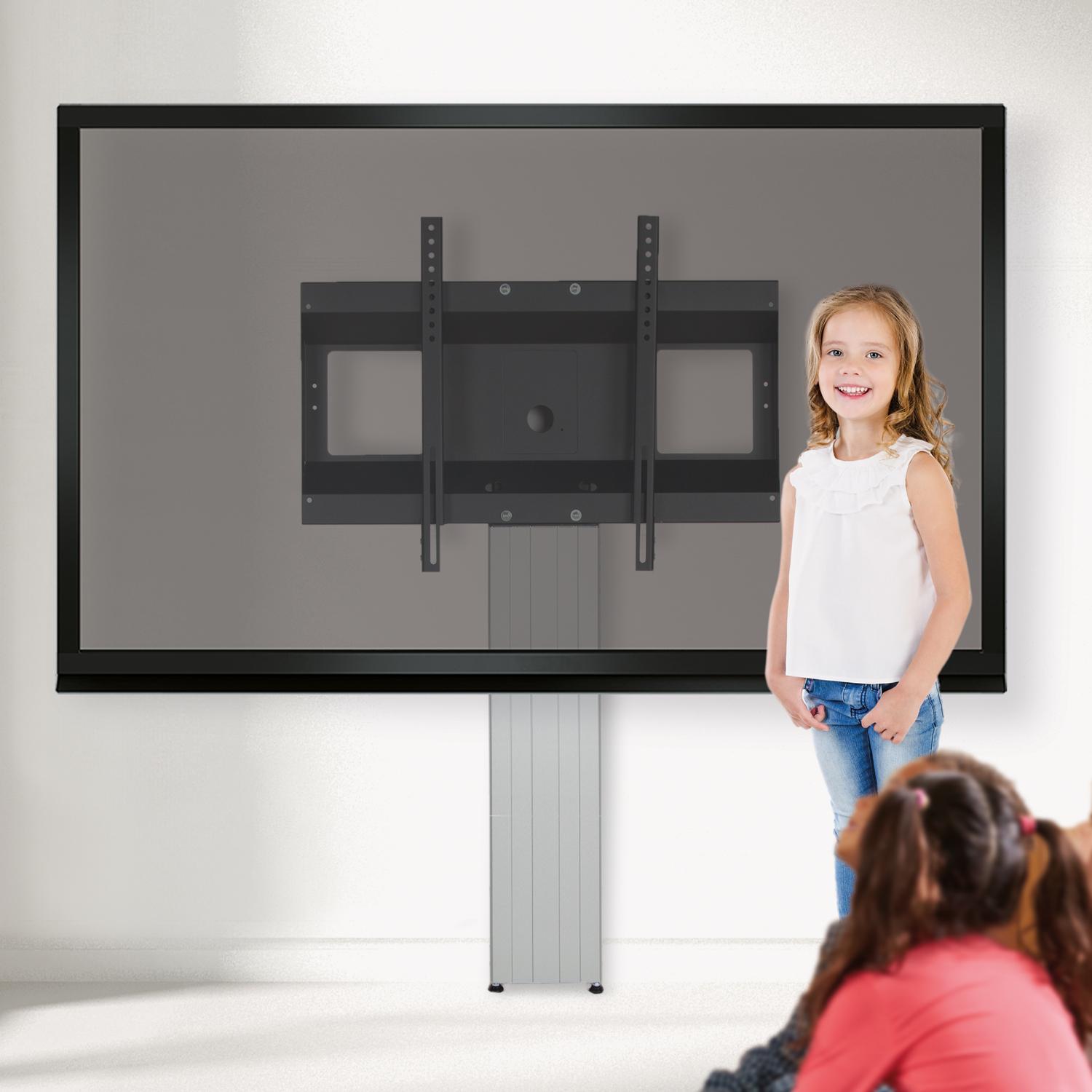Vaste TV standaard 115 cm voor 42 tot 100 inch schermen voor wandmontage