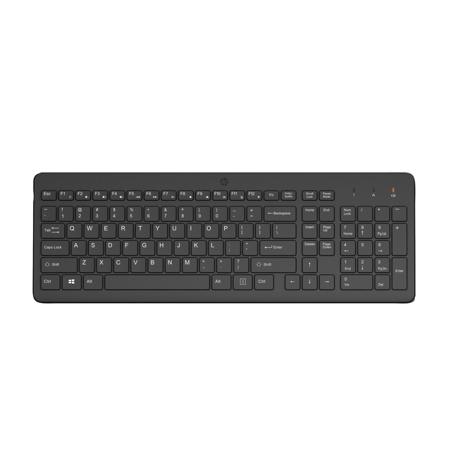 keyboard, wireless, compact, black, qwerty