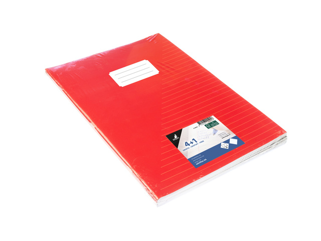 vierkante map, keurblok, rode omslag, notitieblok, ruled notebook
