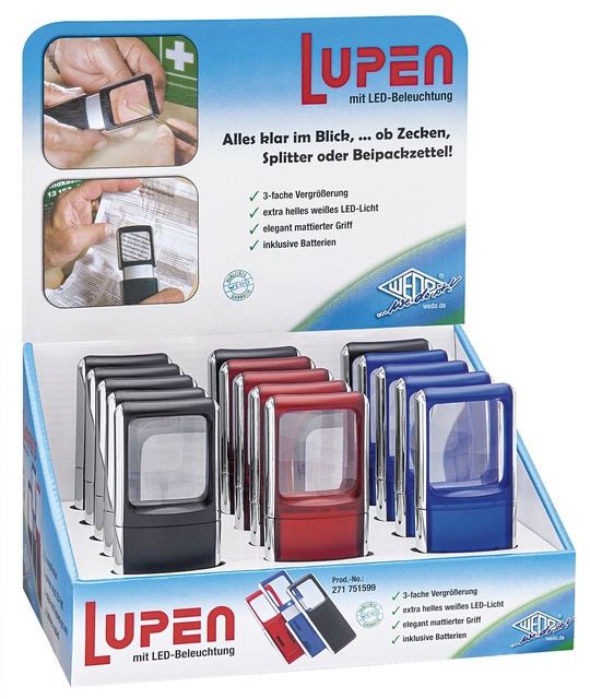 Loep WEDO met led-verlichting