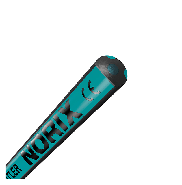houten, pen, neon/teal, gekleurde huls, creatieve label