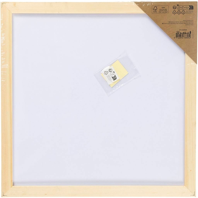 canvas, frame, artwork, houten lijst, witte canvas