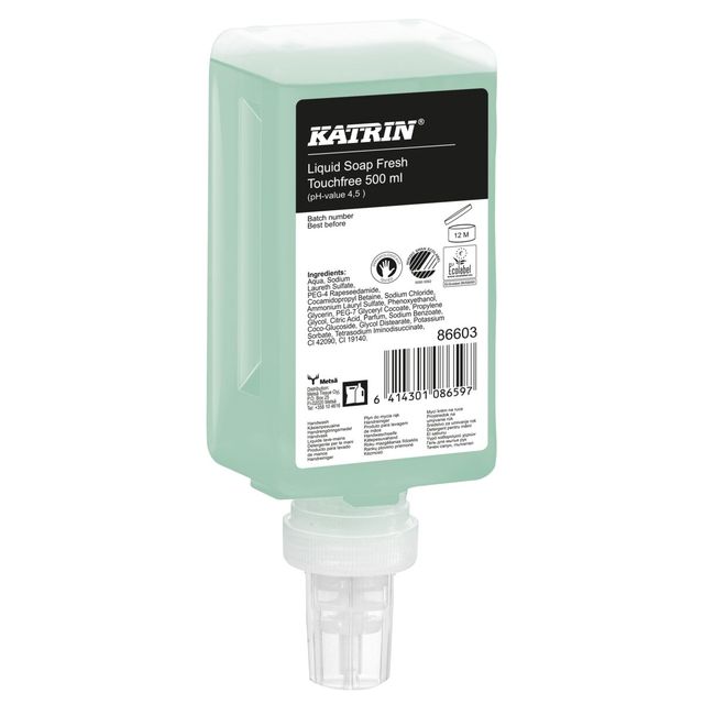 zeep, handzeep, dispenserdouche, 500 ml, fleshouder