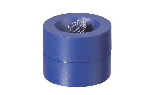Papercliphouder MAUL Pro Ø73mmx60mm blauw