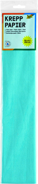 Crêpepapier Folia 250x50cm nr120 lichtblauw