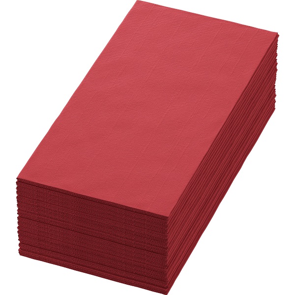 Duni Servet 40x40cm BIO Dunisoft 1_8vw Bordeaux doos 6x60st
