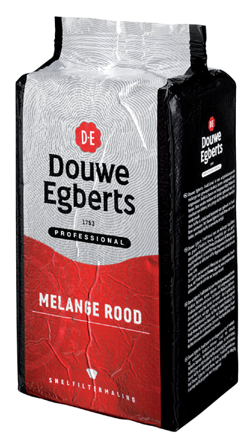 Koffie Douwe Egberts standaardmaling Melange Rood 1kg