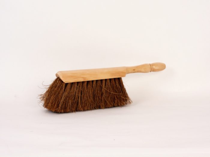 Handstoffer Kokos Blank Ongelakt per stuk