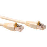 ACT Ivoor 3 meter SF/UTP CAT5E patchkabel snagless met RJ45 connectoren