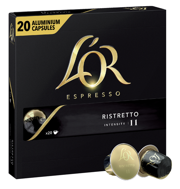 Koffiecups L'Or espresso Ristretto 20 stuks