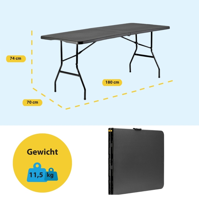 tuinbank, tafelblad, plooibaar, gewicht-11.5kg, opvouwbaar