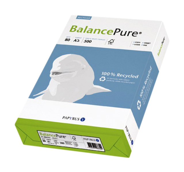 Kopieerpapier Balance Pure A3 80gr wit 500vel