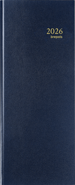 Agenda 2026 Brepols Saturnus Lima 1dag/1pagina blauw