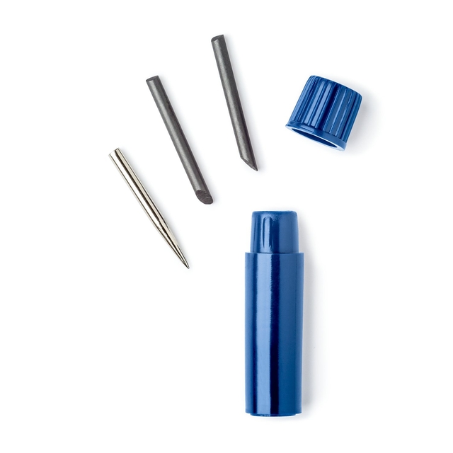 lijmpen, nagelstift, puntstift, kapstuk, blauwe lijmglij