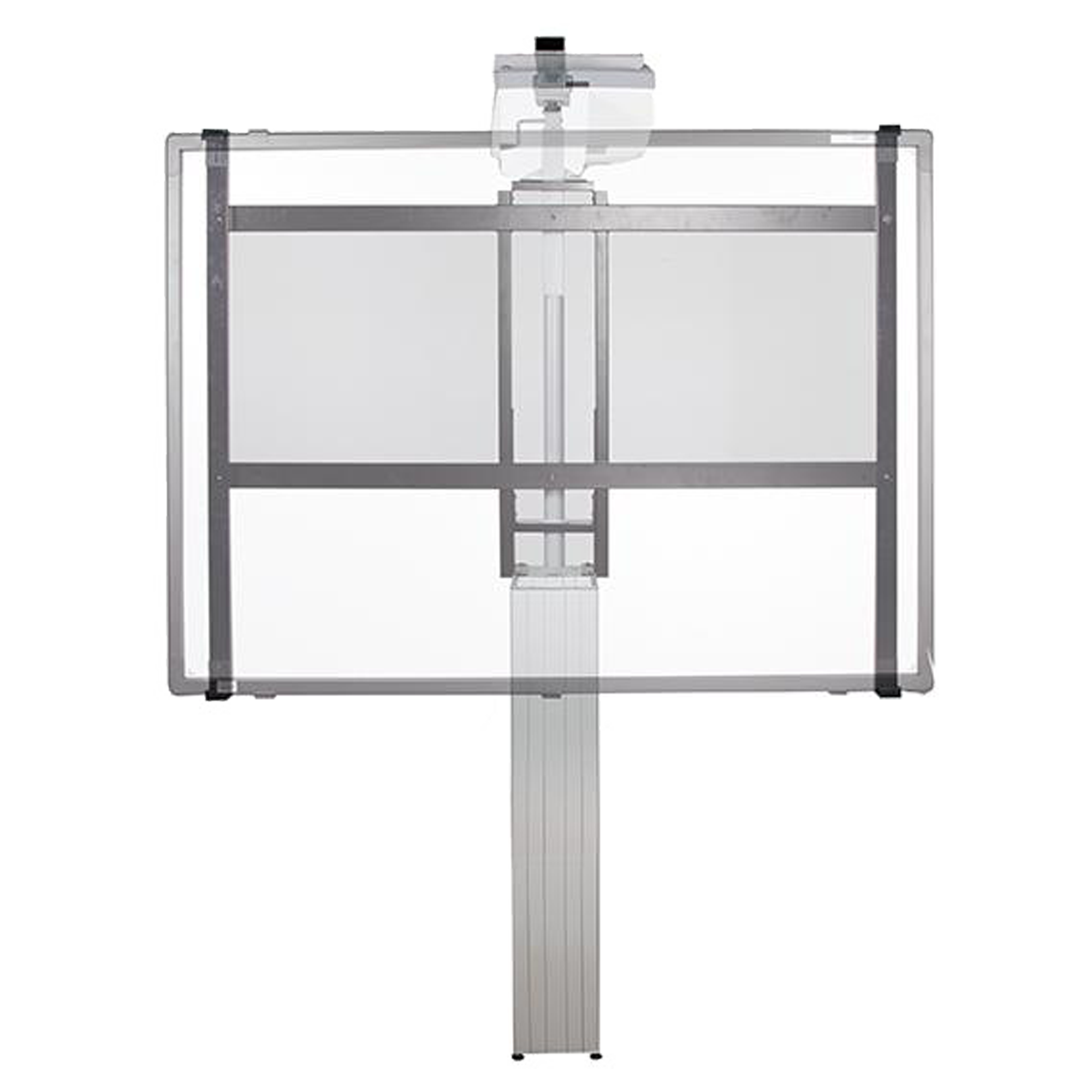 Elektrisch in hoogte verstelbare houder voor interactieve whiteboards