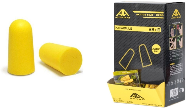 eartips, earplugs, yellow, foam, in-ear