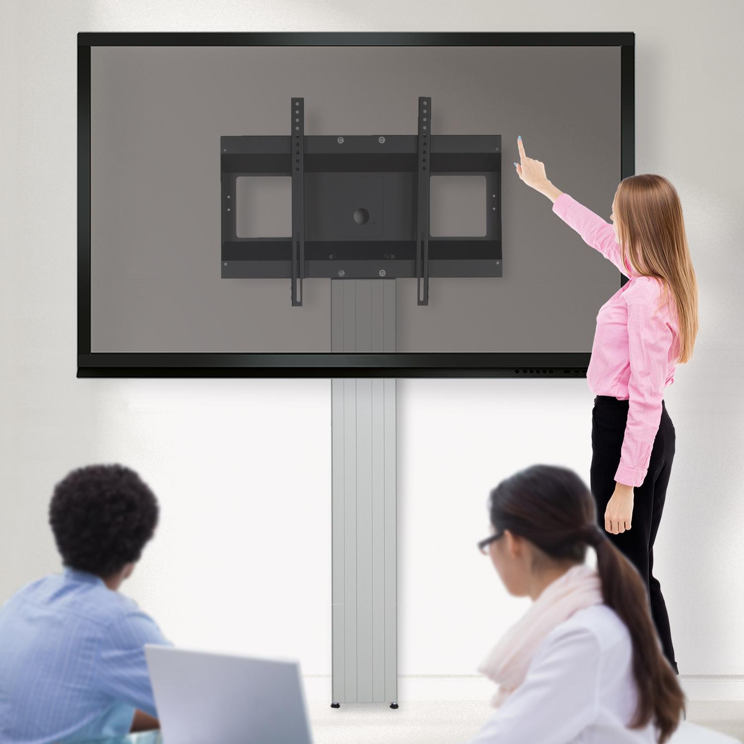 Vaste TV standaard 165 cm voor 42 tot 100 inch schermen voor wandmontage