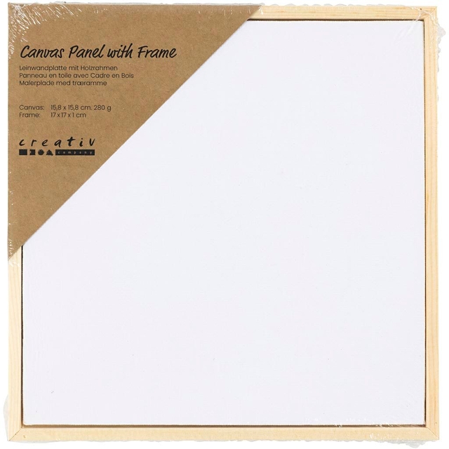 canvas, canvas panel, frame, houten frame, witte canvas