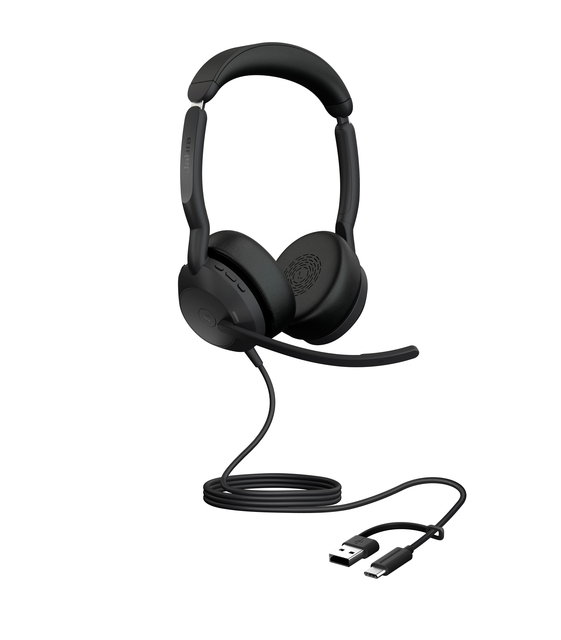 koptelefoon, over-ear, snoer, met microfoon, usb-kabel