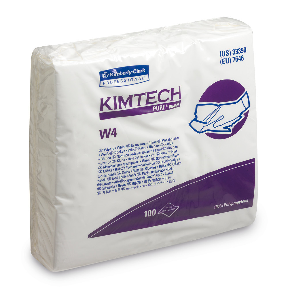 Kimberly Clark Kimtech Pure Poetsdoeken doos 5x100st