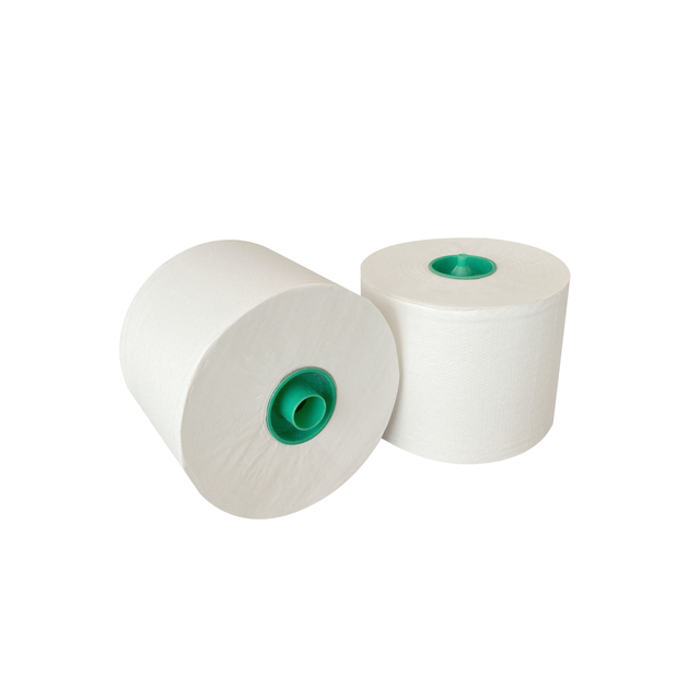Toiletpapier systeemrol 1-laags 150m wit