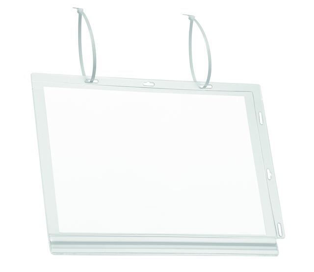 kledingrek, metaal frame?, hangers, display, transparent?