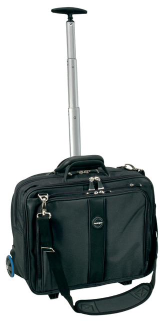 koffer, trolley, rolkoffer, verstelbare trekhaak, wielen