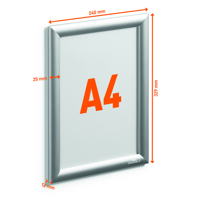 A4 formaat, lijstingspaneel, dubbel uitgevoerd, frame, folio