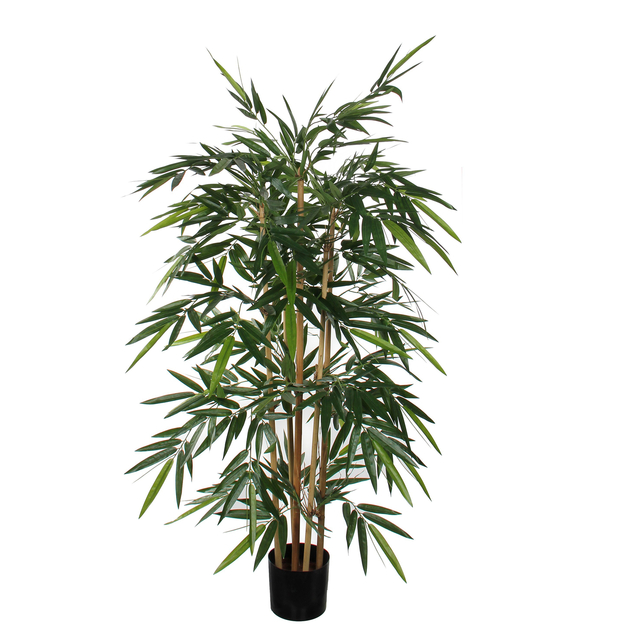 Kunstplant Mica Bamboe in plastic pot 150x75cm