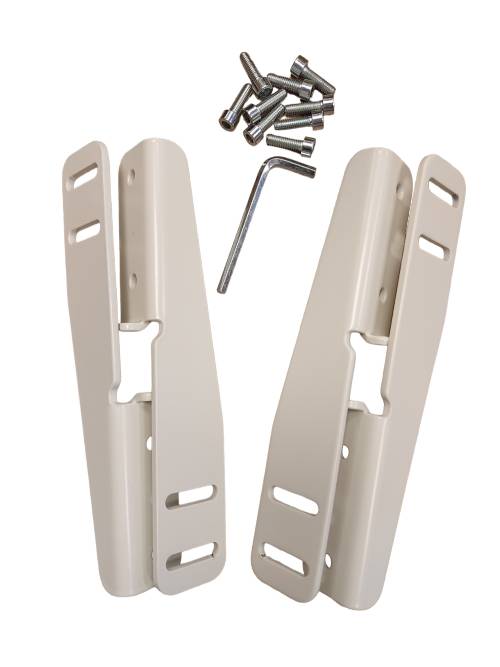 Privacy panel beugels-Wit