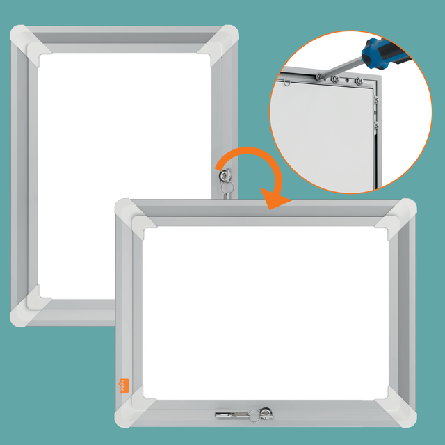frame, poster frame, picture frame, hinged frame, lockable frame