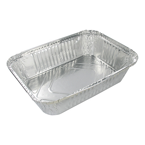 Bak Aluminium rechthoekig 264x194x67mm doos 800 stuks