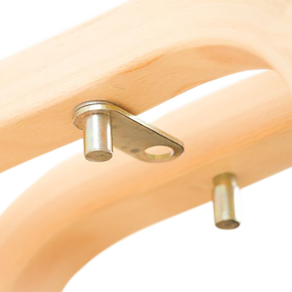 Rijverbinder voor gelamineerd houten frame
