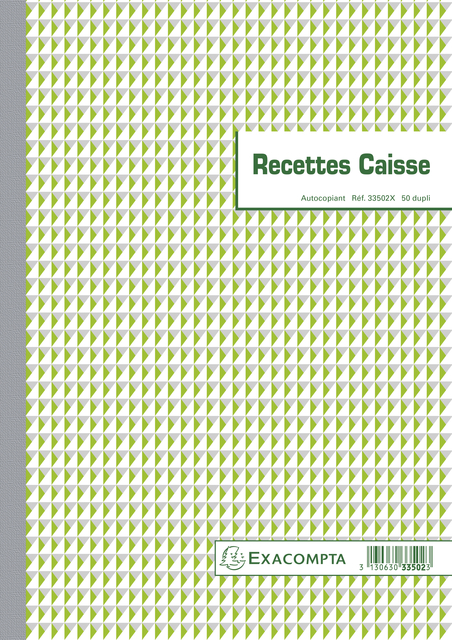Kasboek Exacompta Manifold ontvangsten dupli 50vel FR