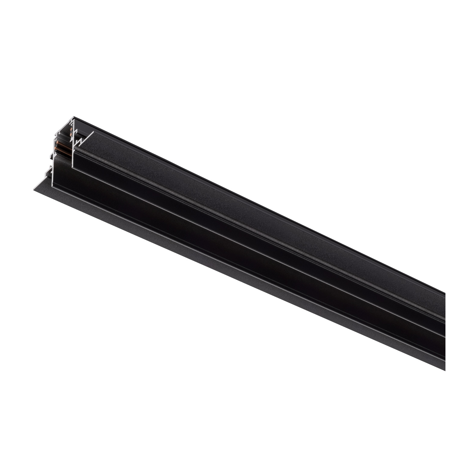 3m inbouwrail, 48V TRACK, zwart DALI