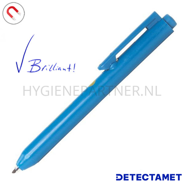 pen, ballpoint pen, bureauartikel, blauw, clippen