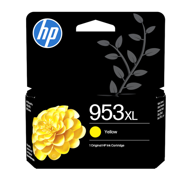 HP, inktcartridge, 953XL, yellow, printersupply