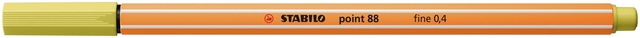Fineliner STABILO point 88/67 fijn mosterd