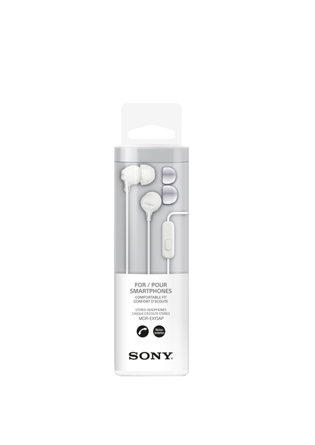 Oortelefoon Sony EX15AP basic wit