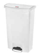 Rubbermaid Afvalbak 68ltr Slim Jim Step On Container Wit
