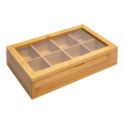 Westmark Theedoos 8-vaks bamboe 32x20cm